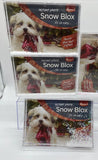 (3) Adventa Personalized Snow Globe Blox Instant Shaker 4"x6" Custom Photo Frame