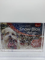 (3) Adventa Personalized Snow Globe Blox Instant Shaker 4"x6" Custom Photo Frame