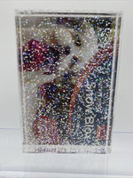 (3) Adventa Personalized Snow Globe Blox Instant Shaker 4"x6" Custom Photo Frame
