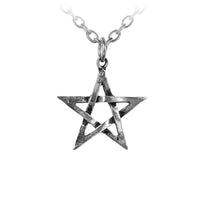 Alchemy Gothic P58  Pentagram Pendant Necklace Star Fire Water Earth Air Spirit