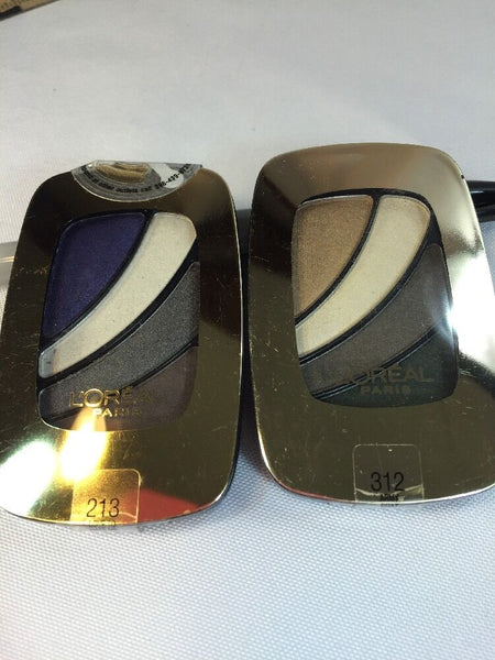 (2) L'Oreal Colour Riche Eye Shadow 312 Army Brat 213 Love To Hate Me quad