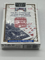 (2) Bicycle Jumbo Playing Cards Poker Gamble Casino Game New Sealed Decks Blue