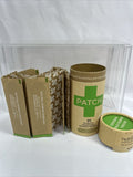 Patch 25 Tan Bamboo HypoAllergenic Breathable Bandages New Open Storage Jar