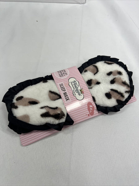 The Vintage Cosmetic Company Leopard Print Sleep Mask Soft