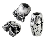 Alchemy Gothic ABR1 Alchemy Beard Rings/Beads Hair Skull Rose Cross Coffin