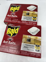 3 Packs = 12 Pcs Total RAID Ant Baits - Odorless Kills the Ant Colony