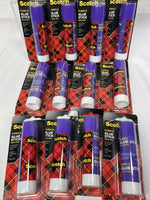 (12) Scotch Purple Mega Glue Stick 1.4Oz  Fast Permanent Dries Clear Bulk Lot