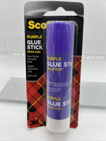(12) Scotch Purple Mega Glue Stick 1.4Oz  Fast Permanent Dries Clear Bulk Lot
