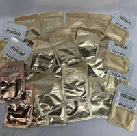 (43) masque bar Rose & Gold Foil Peel Off Mask & Sheet Face Single Use Bulk