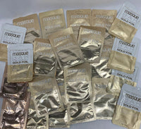 (43) masque bar Rose & Gold Foil Peel Off Mask & Sheet Face Single Use Bulk