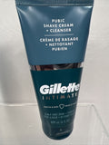 (6) Gillette Intimate 2-in-1 Pubic Shave Creme Cleanser Gentle Easy 6oz