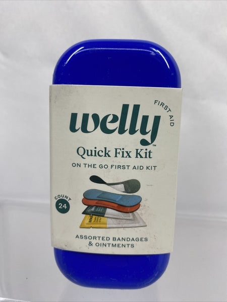Welly Quick Fix Kit On the Go First Aid Kit Assorted Bandages and Ointments