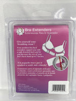 SUPPORTABLES BRA EXTENDERS 4 POSITION BRA BACK EXTENDERS 100% NYLON 4 PIECE