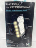Mobile Tech Smart Phone LED Universal Armband w/ Touch Screen Responsive Window