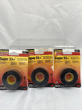 (3) 3M Scotch Super 33 Vinyl Plastic Electrical Tape 3/4x 37.5ft