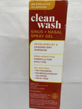 Clean Wash All Natural Soothing Nasal Spray Gel for Dry Noses Ideoto 1oz