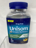 (3pk) UNISOM Simple Slumbers Dietary Supplement 120 Gummies Golden HoneyLemon