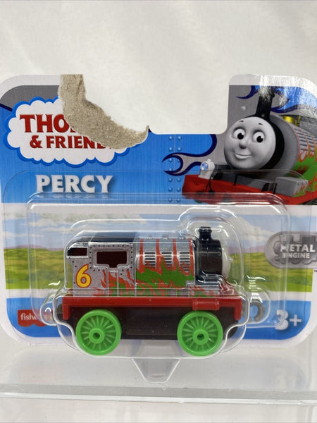 Thomas & Friends Flames Percy Metal Engine Ages 3+ Push Along Christmas