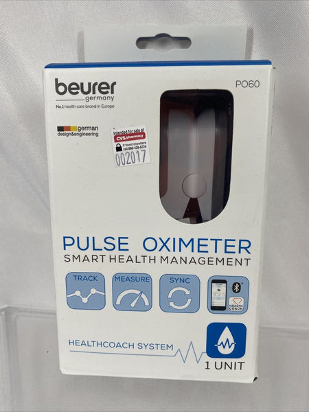 Beurer Bluetooth Digital fingertip Pulse Oximeter Blood Oxygen Saturation APP