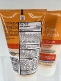 (2) Neutrogena Oil-Free Acne Wash Daily Scrub 4.2oz Microclear Technology 9/22