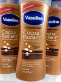 (5) Vaseline Intensive Cocoa Radiant Dry Skin Body Lotion Butter 10oz