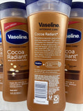 (5) Vaseline Intensive Cocoa Radiant Dry Skin Body Lotion Butter 10oz