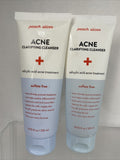 (2) Peach Slices Acne Oil Free Moisturizer & Acne Clarifying Cleanser -2/23