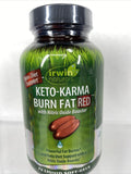 Irwin Keto-Karma Burn Fat Red W/Nitric Oxide Booster 78 Soft-gels 5/23