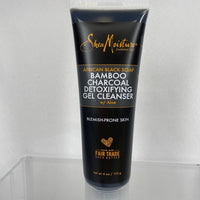 Shea Moisture African Black Soap Bamboo Charcoal Detoxifying Gel Cleanser 4oz