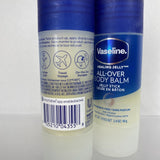 (3) Vaseline All Over Body Balm Jelly Stick FRAGRANCE FREE Anti-Friction ￼1.4oz