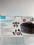 NuvoMed UV STERILIZER Disinfectant Bag Black Cosmetics Makeup Brush Travel Clean
