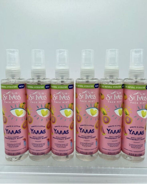 (6) St. Ives Grapefruit Scent Facial Mist Yaaas 4.23 fl oz
