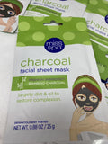 (11) Miss Spa Bamboo Charcoal Facial Sheet Masks Targets Dirt Oil Restore Deep
