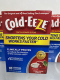 (8) Cold-EEZE Zinc Lozenges Cherry Flavor 18ct each box Homeopathic Immune Boost