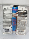 (3) Maybelline Baby Lips Moisturizing Lip Balm ~05 Quenched & 15 Cherry Me