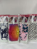 (4) SCUNCI Headwrap Mask 2 in 1 multicolor soft & comfortable Polka Dot Floral