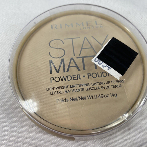 NEW Rimmel Stay Matte Pressed Powder Transparent Light Weight Minerals￼