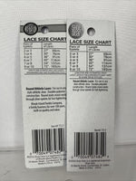 (2) Shoe Gear Sport 36" Round Sport Athletic Shoe Laces - BLACK #73-2 ￼
