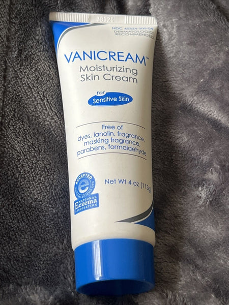 Vanicream Skin Cream Tube moisturizing skin cream sensitive fragrance free, 4 Oz