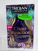 Trojan Chain Reaction Hard To Find Rare 2.7 Ounce Purple Bottle￼ COMBINE SHIP!