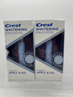 (2) Crest Whitening Emulsions Leave on Whitening Treatment - 0.35 Oz