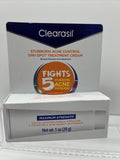Clearasil Stubborn Acne Control 5 in 1 Spot Cream 1 oz 1/25 COMBINE SHIPPING