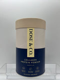 Dose & Co 14.8 Oz Vanilla 10g Collagen 20g Protein Powder Hair/Skin Support 7/23
