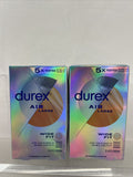 Durex Air Extra Thin Large Wide Fit Natural Rubber Latex 10 Condoms 10/26