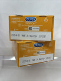 (2) Durex Tropical Ultra-Fine Flavored Lubricated Latex Condoms, 12 ct 6/25