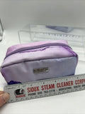 Scunci Zipper Case makeup bag Pink Purple White Tie Die Ombre 6”