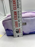 Scunci Zipper Case makeup bag Pink Purple White Tie Die Ombre 6”
