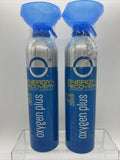 (2)Oxygen Plus O+ Biggi Portable Can 99.5% Pure Natural Wellness Energy Recovery
