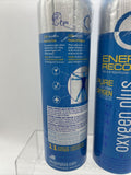 (2)Oxygen Plus O+ Biggi Portable Can 99.5% Pure Natural Wellness Energy Recovery