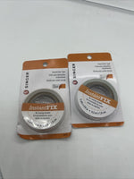 (2) Singer Instant Fix Instant Hem Tape 5 yards x 3/4 No Sew Clear